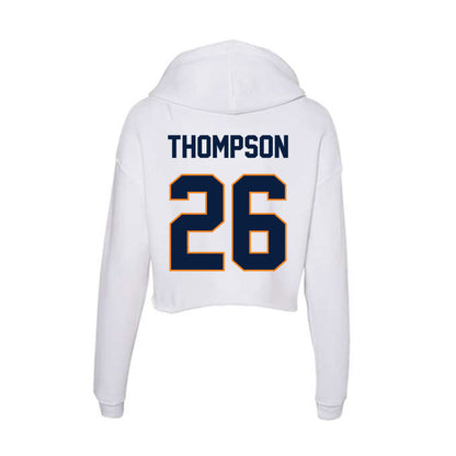 UTEP - NCAA Football : Latristan Thompson - Women's Crop Fleece Hooded Sweatshirt-1