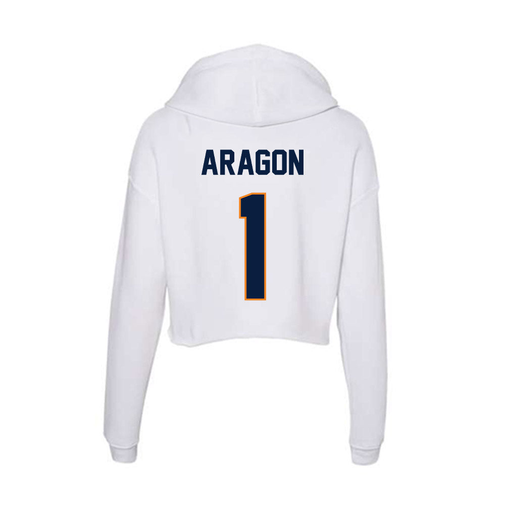 UTEP - NCAA Softball : Johnna Aragon - Women's Crop Fleece Hoodie-1