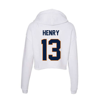 UTEP - NCAA Football : Nikolas Henry - Women's Crop Fleece Hooded Sweatshirt-1