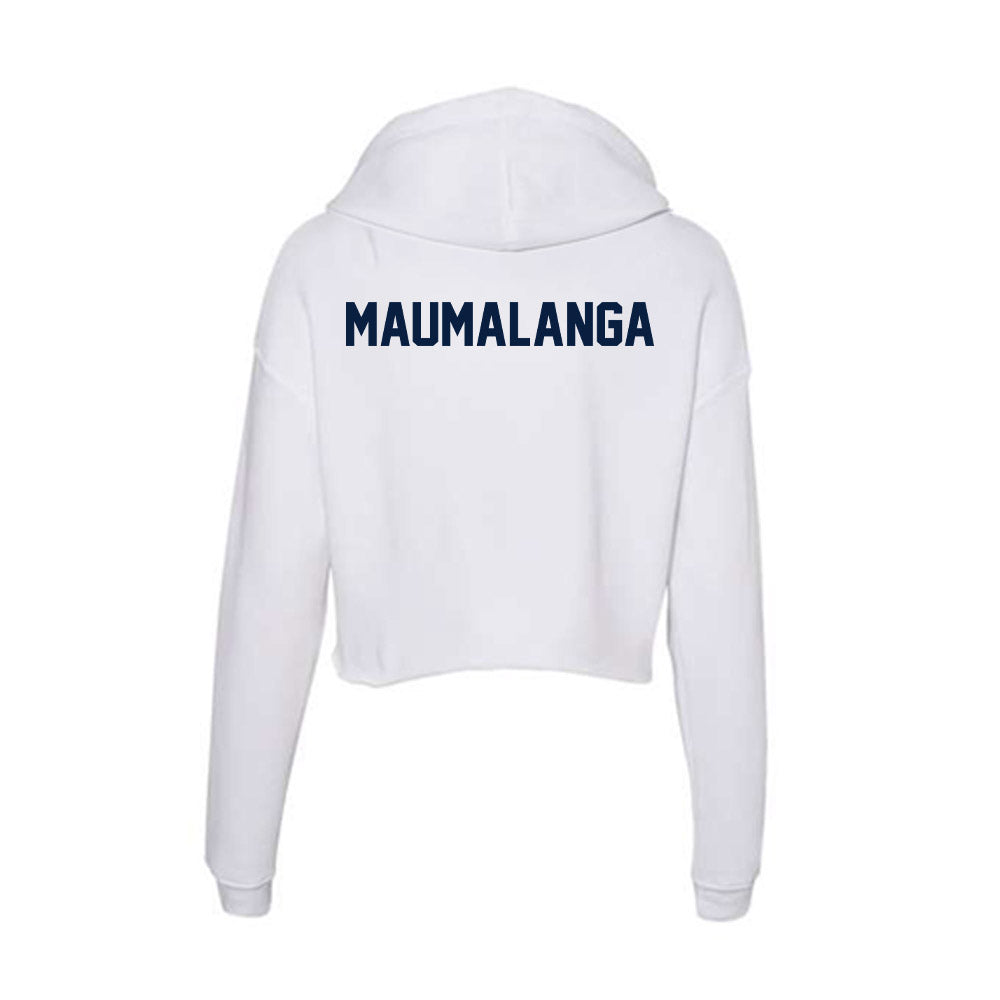 UTEP - NCAA Football : Isaiah Maumalanga - Women's Crop Fleece Hoodie-1