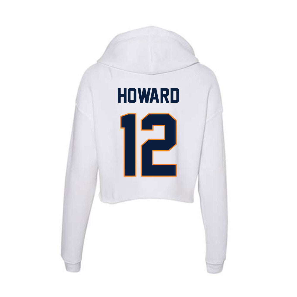 UTEP - NCAA Football : Donavan Howard - Women's Crop Fleece Hooded Sweatshirt-1