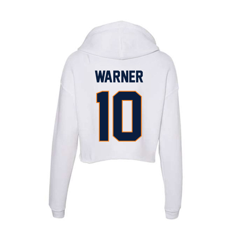 UTEP - NCAA Football : Chad Warner - Women's Crop Fleece Hoodie-1