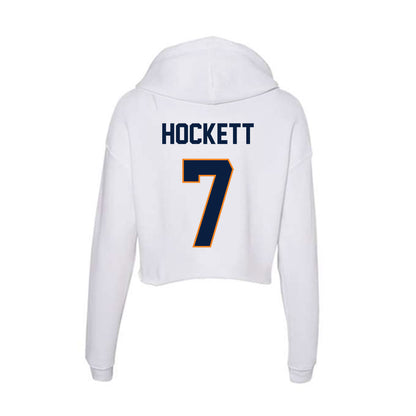 UTEP - NCAA Football : Tylen Hockett - Women's Crop Fleece Hoodie-1