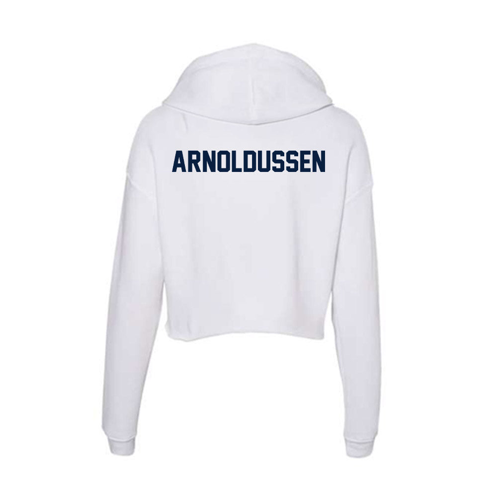 UTEP - NCAA Men's Track & Field : Malin Arnoldussen - Women's Crop Fleece Hoodie-1