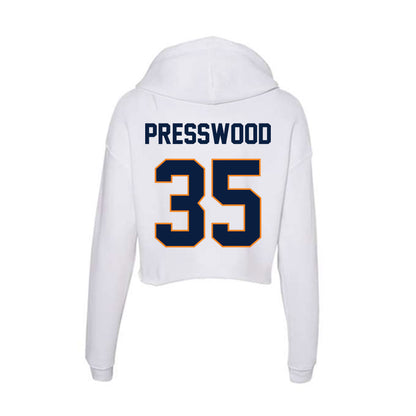 UTEP - NCAA Softball : Ryann Presswood - Women's Crop Fleece Hoodie-1
