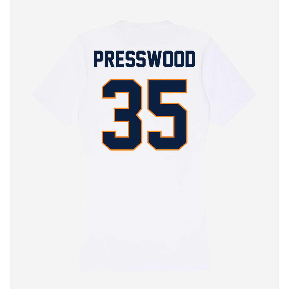 UTEP - NCAA Softball : Ryann Presswood - Women's V-Neck T-Shirt-1