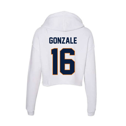 UTEP - NCAA Beach Volleyball : Alexa Gonzale - Women's Crop Fleece Hoodie-1