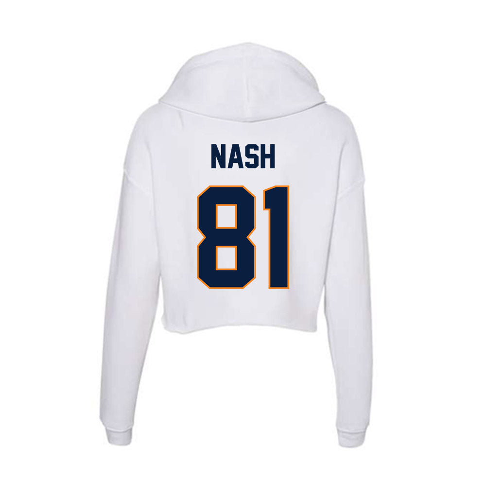 UTEP - NCAA Football : Jeremiah Nash - Women's Crop Fleece Hoodie-1
