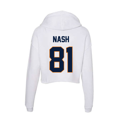 UTEP - NCAA Football : Jeremiah Nash - Women's Crop Fleece Hoodie-1