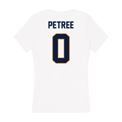 UTEP - NCAA Women's Basketball : Mahrianna Petree - Women's V-Neck T-Shirt-1
