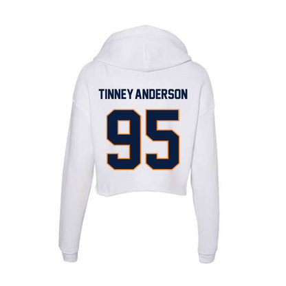UTEP - NCAA Football : DAdrian Tinney-Anderson - Women's Crop Fleece Hoodie-1