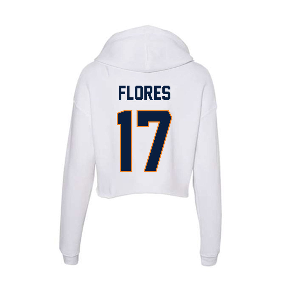 UTEP - NCAA Softball : Arianna Flores - Women's Crop Fleece Hoodie-1