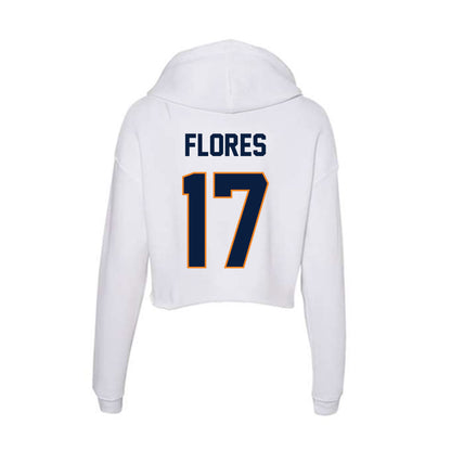 UTEP - NCAA Softball : Arianna Flores - Women's Crop Fleece Hoodie-1
