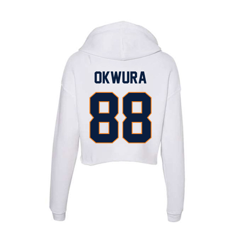 UTEP - NCAA Football : Benedict Okwura - Women's Crop Fleece Hoodie-1
