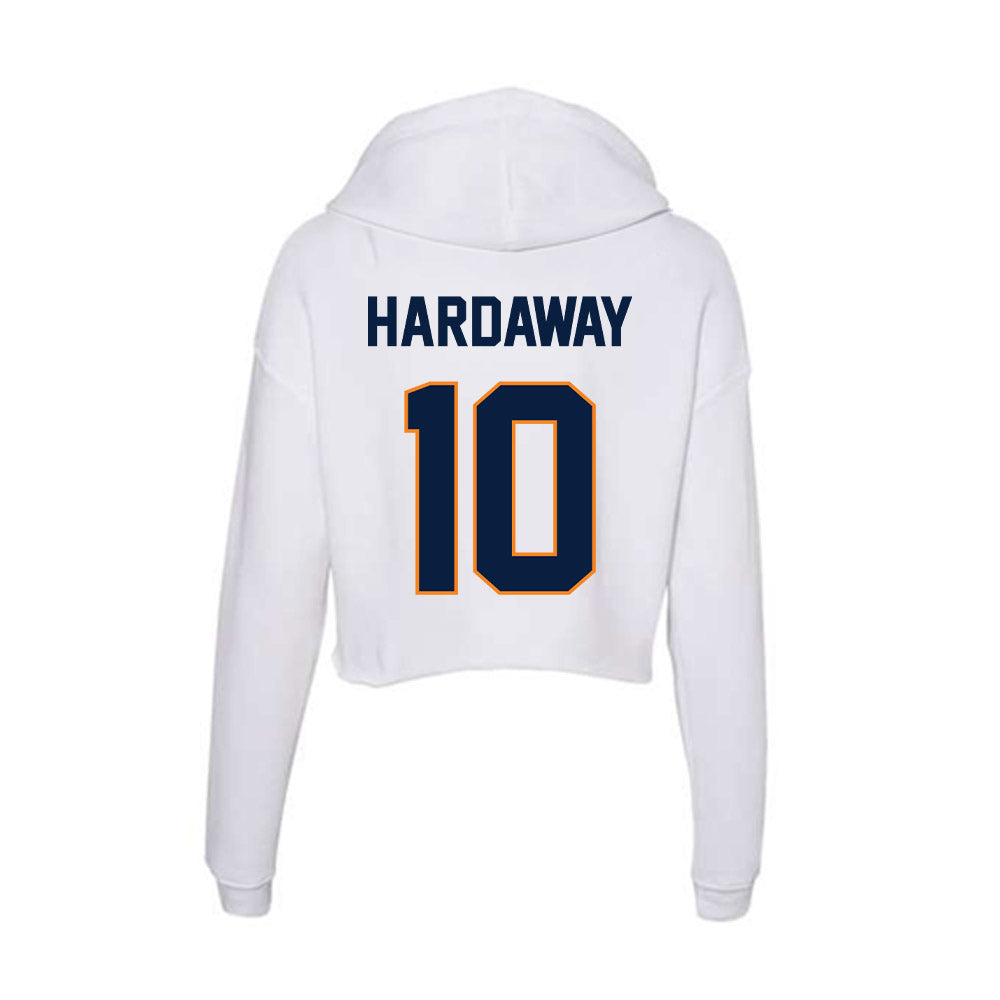 UTEP - Men's Basketball Legends : Tim Hardaway - Women's Crop Fleece Hoodie-1