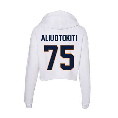 UTEP - NCAA Football : Omoruyi Aliu-Otokiti - Women's Crop Fleece Hoodie-1