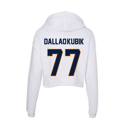 UTEP - NCAA Football : Wesley Dallao-Kubik - Women's Crop Fleece Hoodie-1