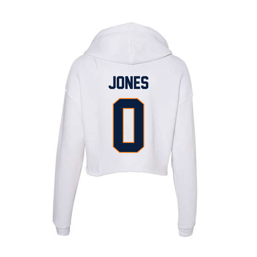 UTEP - NCAA Football : Tavorus Jones - Women's Crop Fleece Hoodie-1