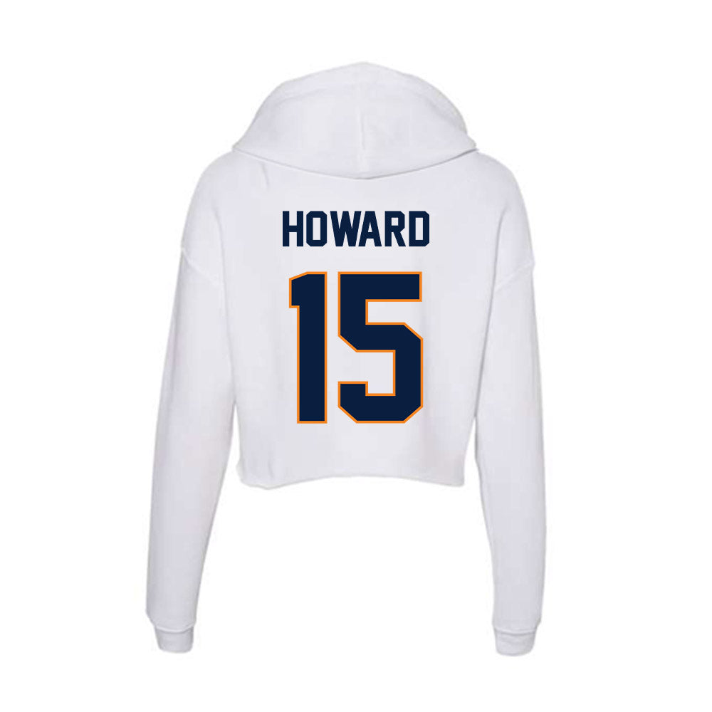 UTEP - NCAA Football : Donavan Howard - Women's Crop Fleece Hoodie-1