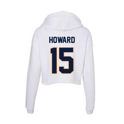 UTEP - NCAA Football : Donavan Howard - Women's Crop Fleece Hoodie-1