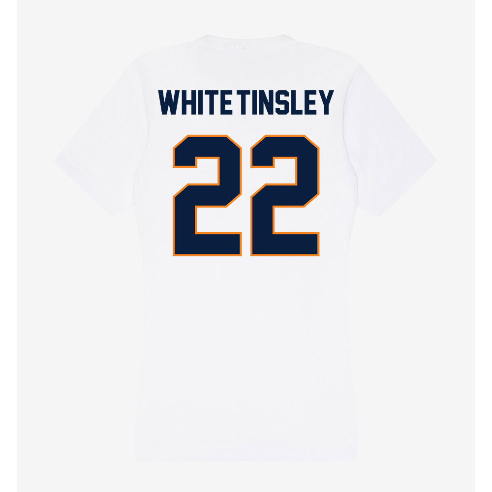 UTEP - NCAA Football : Kane White-Tinsley - Women's V-Neck T-Shirt-1