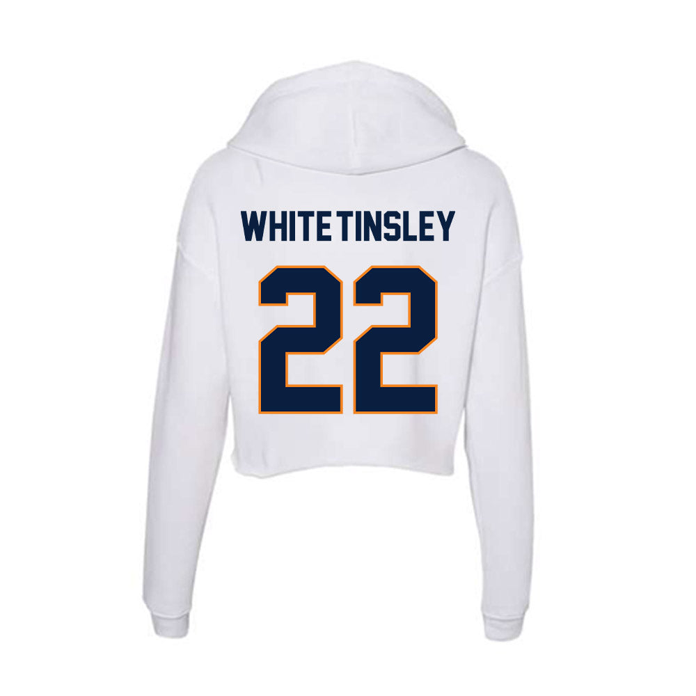 UTEP - NCAA Football : Kane White-Tinsley - Women's Crop Fleece Hoodie-1
