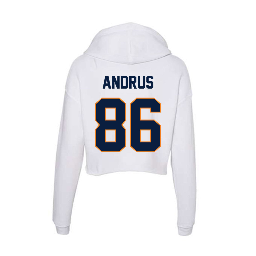 UTEP - NCAA Football : Jordan Andrus - Women's Crop Fleece Hoodie-1