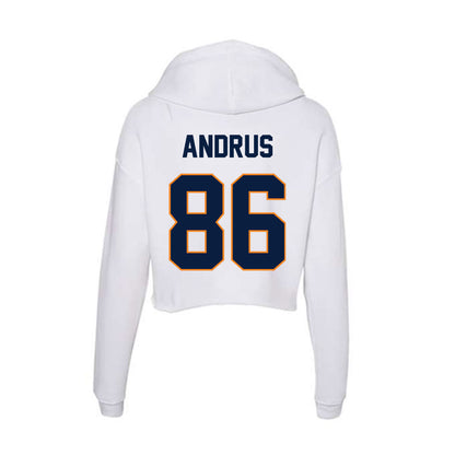 UTEP - NCAA Football : Jordan Andrus - Women's Crop Fleece Hoodie-1