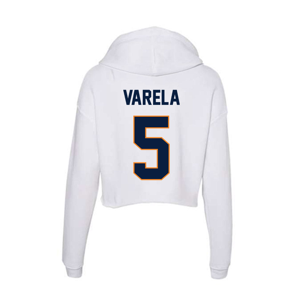 UTEP - NCAA Women's Soccer : Lauren Varela - Women's Crop Fleece Hoodie-1