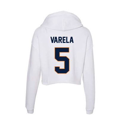 UTEP - NCAA Women's Soccer : Lauren Varela - Women's Crop Fleece Hoodie-1