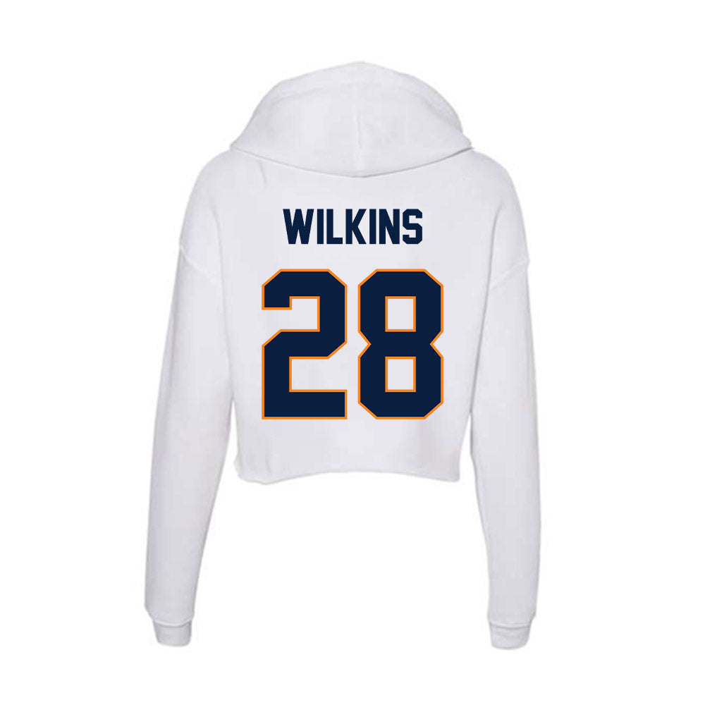 UTEP - NCAA Football : Erion Wilkins - Women's Crop Fleece Hoodie-1