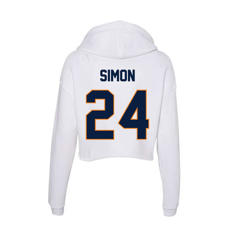 UTEP - NCAA Football : CJ Simon - Women's Crop Fleece Hoodie-1