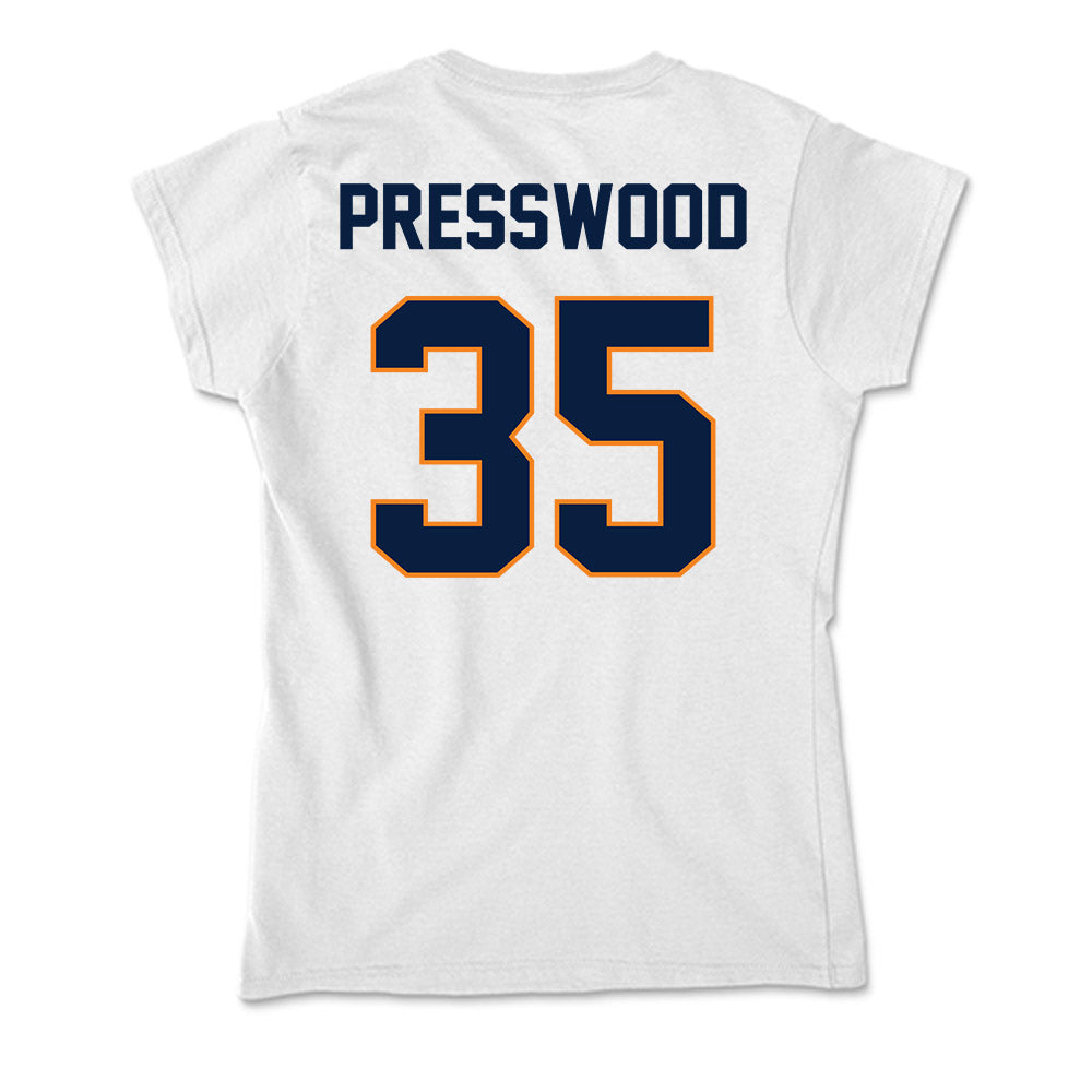 UTEP - NCAA Softball : Ryann Presswood - Soft Style Women’s T-Shirt-1