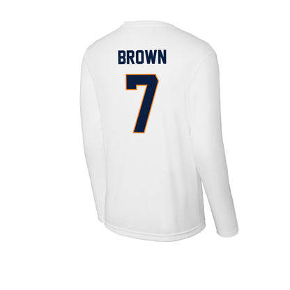 UTEP - NCAA Football : Jaylan Brown - Activewear Long Sleeve T-Shirt-1