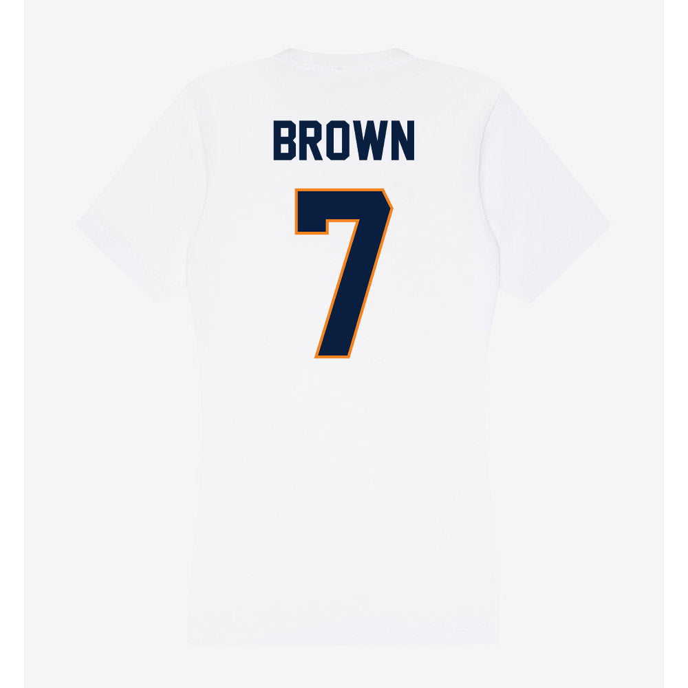 UTEP - NCAA Football : Jaylan Brown - Women's V-Neck T-Shirt-1