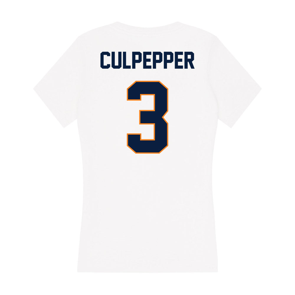 UTEP - Men's Basketball Legends : Randy Culpepper - Women's V-Neck T-Shirt-1