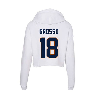 UTEP - NCAA Women's Soccer : Ava Grosso - Women's Crop Fleece Hoodie-1