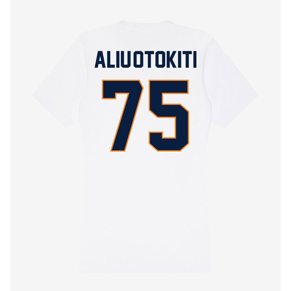 UTEP - NCAA Football : Omoruyi Aliu-Otokiti - Women's V-Neck T-Shirt-1