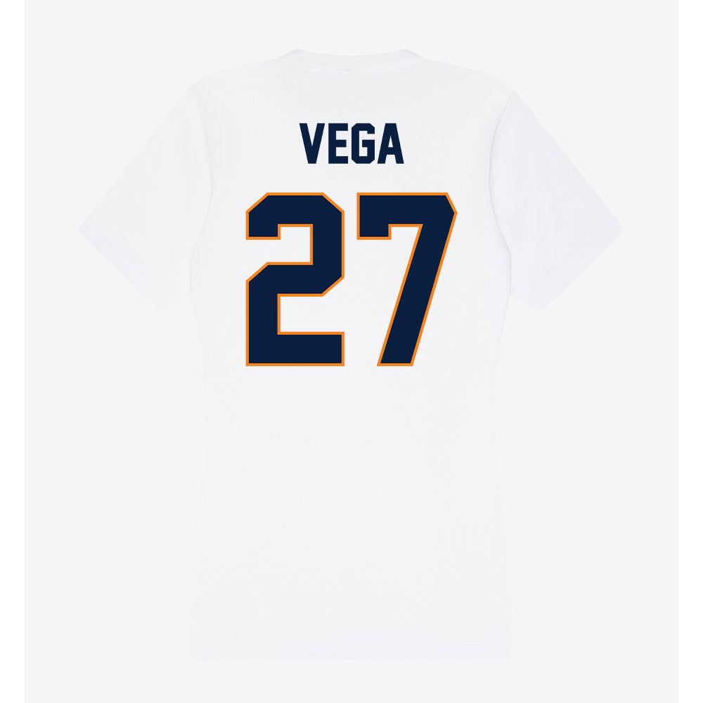 UTEP - NCAA Softball : Tatyana Vega - Women's V-Neck T-Shirt-1