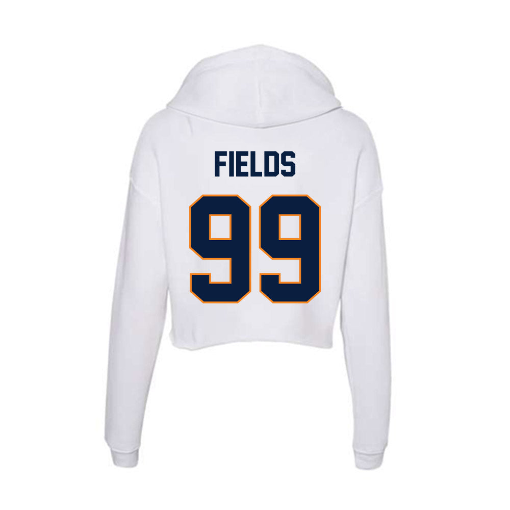 UTEP - NCAA Football : Elijah Fields - Women's Crop Fleece Hoodie-1