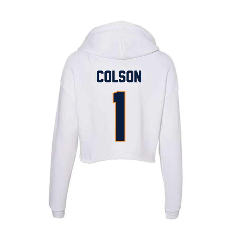 UTEP - NCAA Football : Elliott Colson - Women's Crop Fleece Hoodie-1
