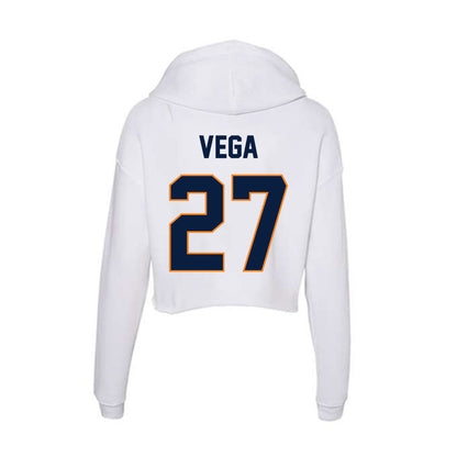 UTEP - NCAA Softball : Tatyana Vega - Women's Crop Fleece Hoodie-1