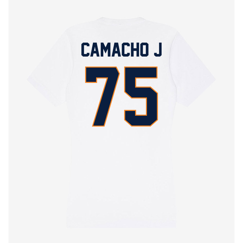 UTEP - NCAA Football : Juan Camacho J - Women's V-Neck T-Shirt-1