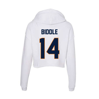 UTEP - NCAA Football : Chace Biddle - Women's Crop Fleece Hoodie-1