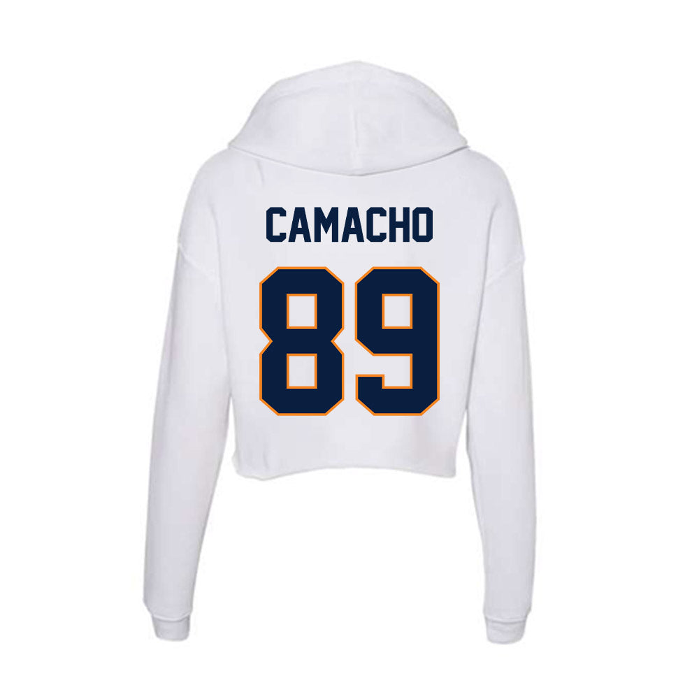 UTEP - NCAA Football : Johan Camacho - Women's Crop Fleece Hooded Sweatshirt-1