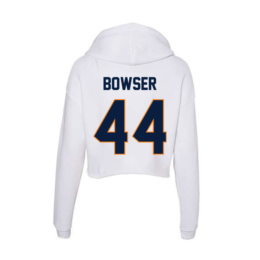 UTEP - NCAA Football : Shakaun Bowser - Women's Crop Fleece Hoodie-1