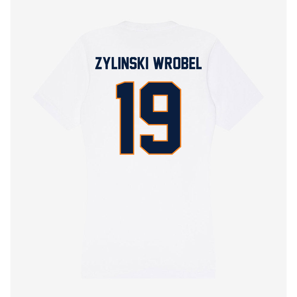 UTEP - NCAA Softball : Mallory Zylinski wrobel - Women's V-Neck T-Shirt-1