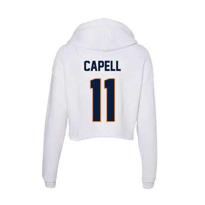 UTEP - NCAA Football : Royal Capell - Women's Crop Fleece Hoodie-1