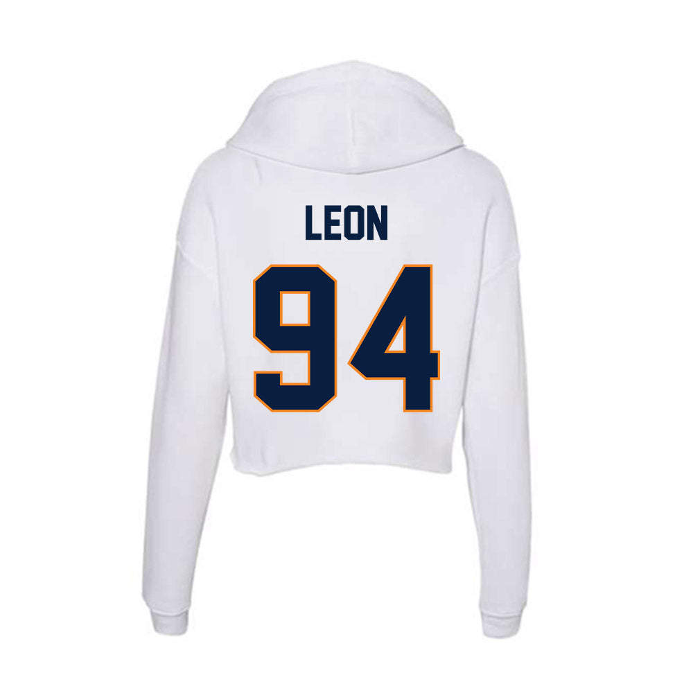 UTEP - NCAA Football : Jimmy Leon - Women's Crop Fleece Hoodie-1