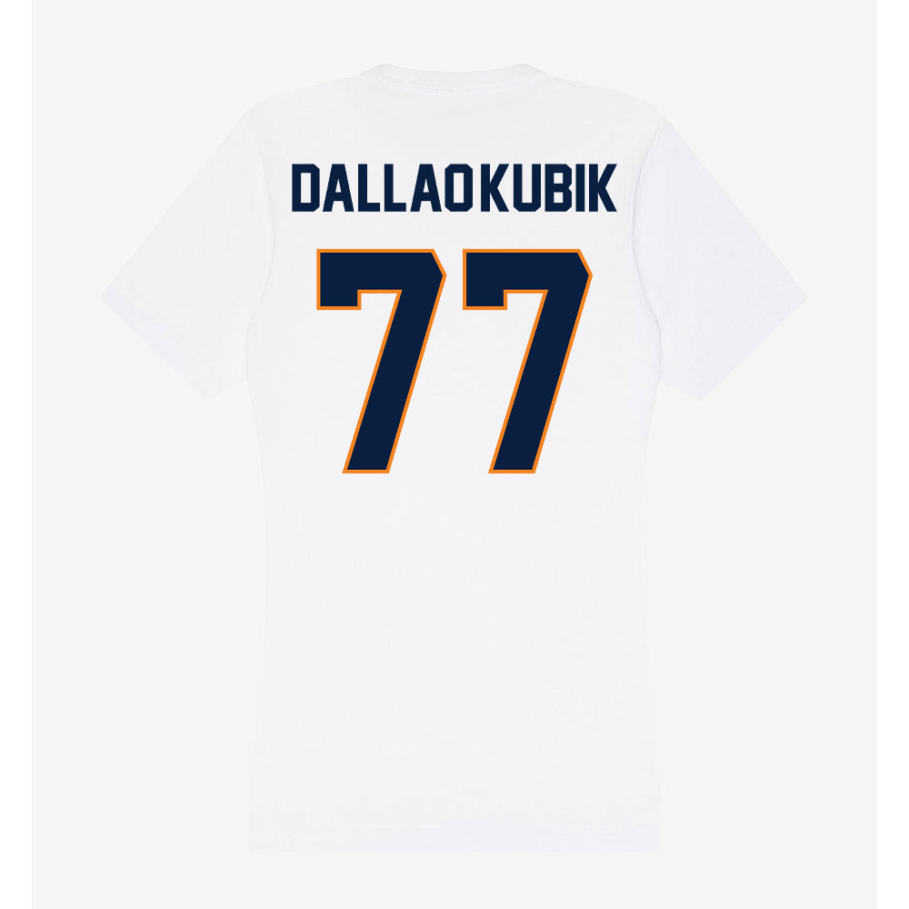 UTEP - NCAA Football : Wesley Dallao-Kubik - Women's V-Neck T-Shirt-1